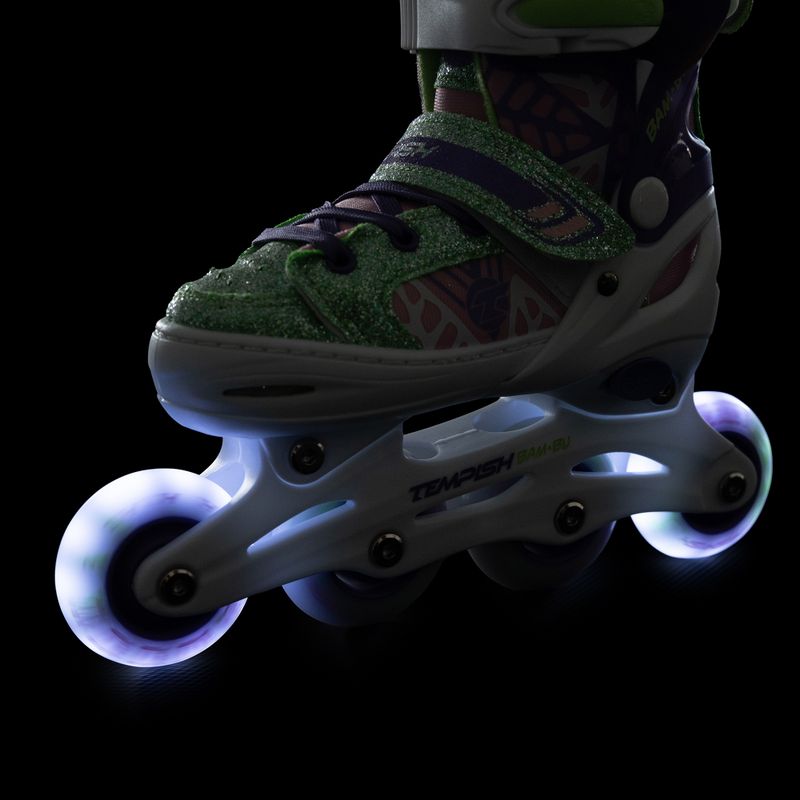 Detské kolieskové korčule Tempish Bam-Bu Flash white/pink 10