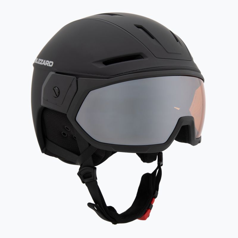 Lyžiarska prilba Blizzard Edge Visor black/mirror smoke