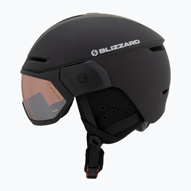 Lyžiarska prilba Blizzard Edge Visor black/mirror smoke 3