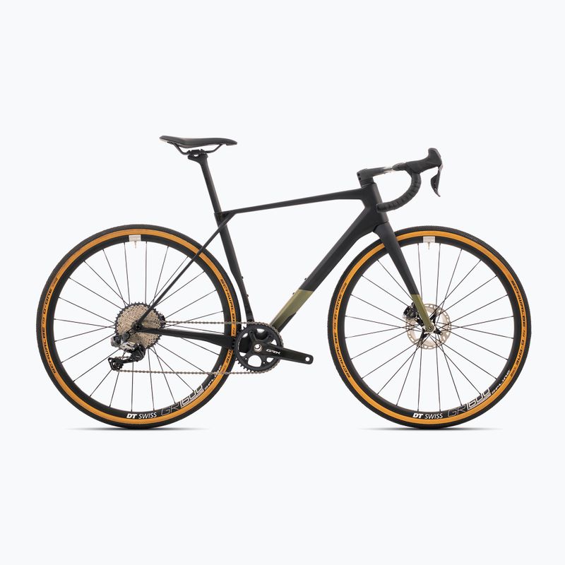 Gravel bicykel Superior X-ROAD Team Issue Di2 GR gravel bike matná čierna/olivová metalíza