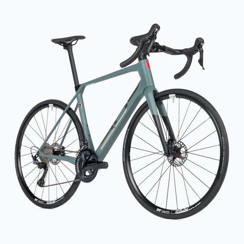 Cestný bicykel Superior X-ROAD Team Issue SE matný trooper green/chróm/čierna 2