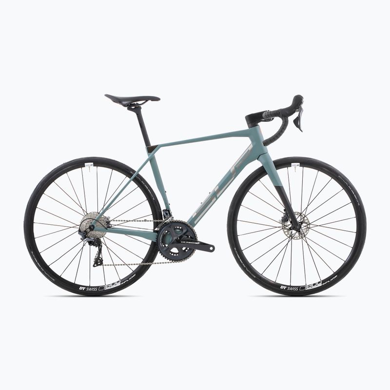 Cestný bicykel Superior X-ROAD Team Issue SE matný trooper green/chróm/čierna 6
