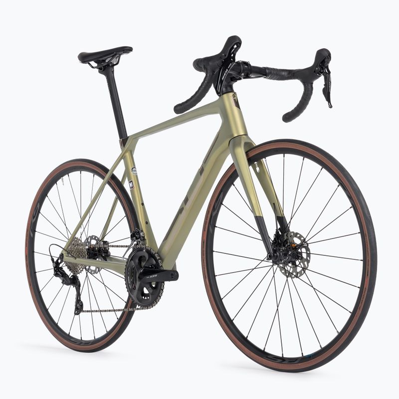 Cestný bicykel Superior X-ROAD Team Elite SE matná olivová/metalický chróm 2