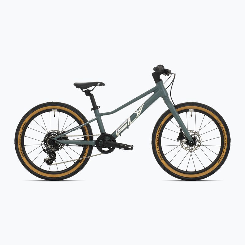 Detský bicykel Superior F.L.Y. 20 VB matný trooper zelený/hologram chróm