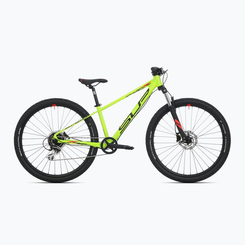 Detský bicykel Superior RACER XC 27 DB matný limetkový/červený