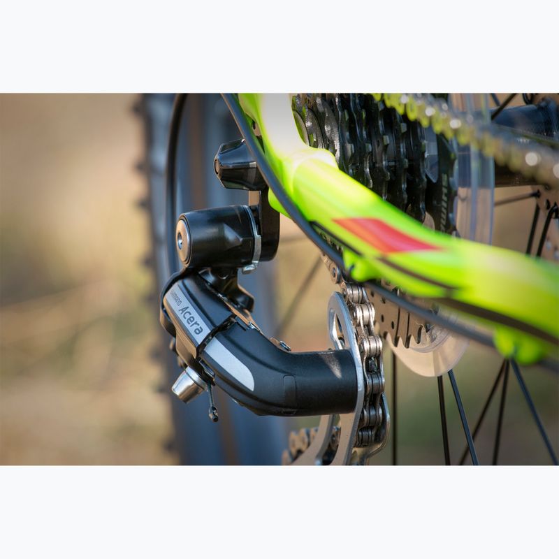 Detský bicykel Superior RACER XC 27 DB matný limetkový/červený 7