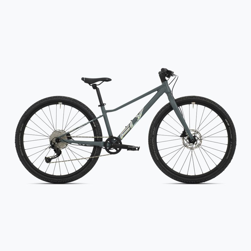 Mládežnícky bicykel Superior F.L.Y. 27 matná olivová metalíza/hologramový chróm
