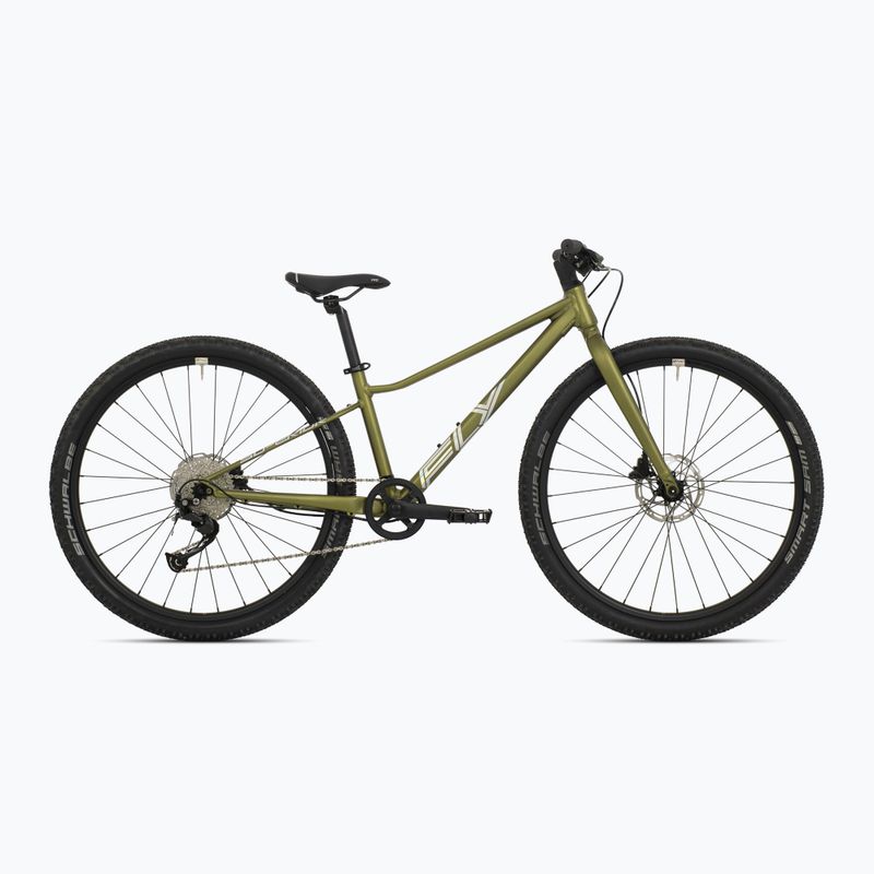 Mládežnícky bicykel Superior F.L.Y. 27 matná trooper zelená/hologram chróm