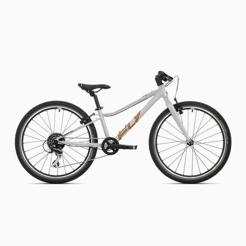 Detský bicykel Superior F.L.Y. 24 VB gloss silver