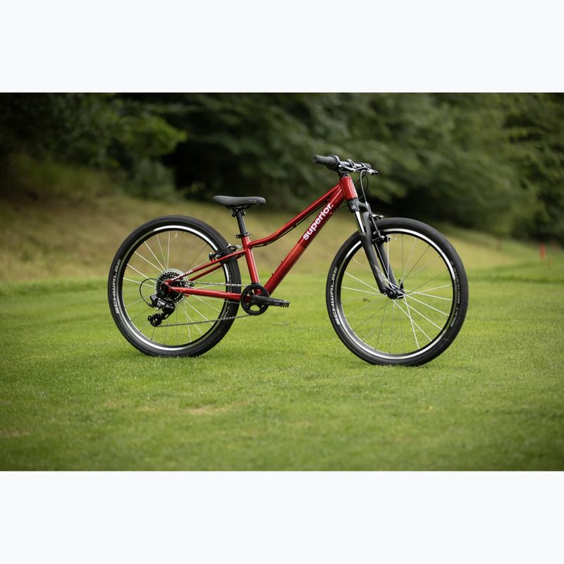 Detský bicykel Superior RACER 24 gloss racing red 2