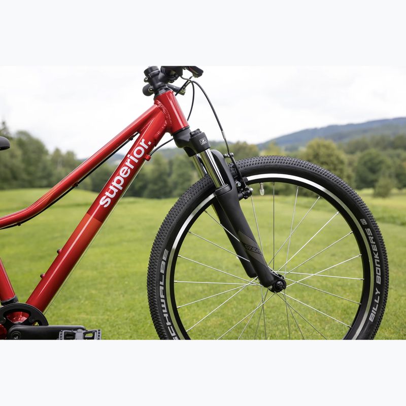 Detský bicykel Superior RACER 24 gloss racing red 7