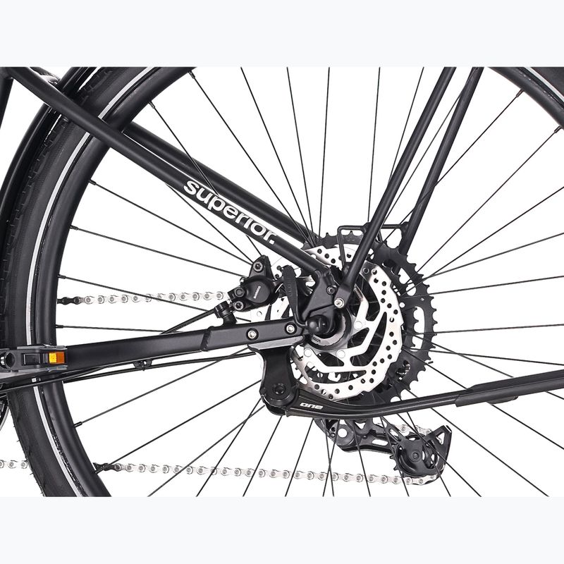 Pánsky trekingový bicykel Superior BLOX 6.4 T matte black 10