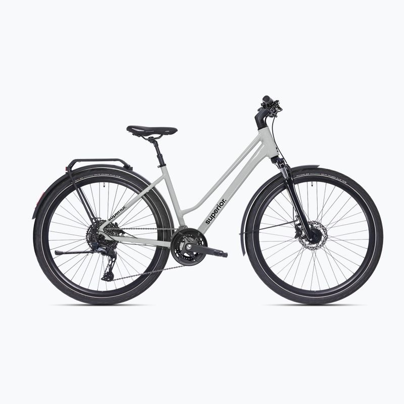 Dámsky trekingový bicykel Superior BLOX 6.2 T MS gloss grey