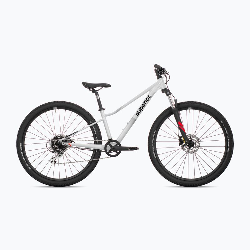 Juniorský bicykel Superior RACER 27 gloss grey