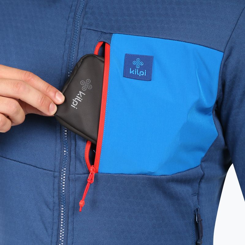 Pánska lyžiarska mikina Kilpi Erin dark blue 3