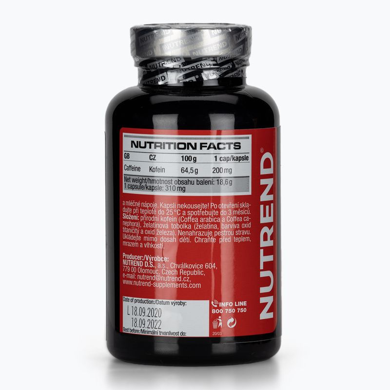 Kofeín Nutrend kofeín 60 kapsúl VR-090-60-XX 2
