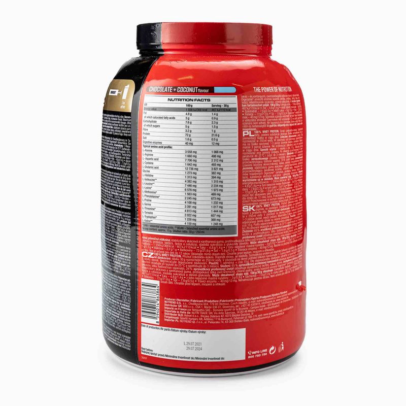 Srvátka Nutrend 100% Protein 2,25kg čokoláda-kokos VS-032-2250-ČKO 3