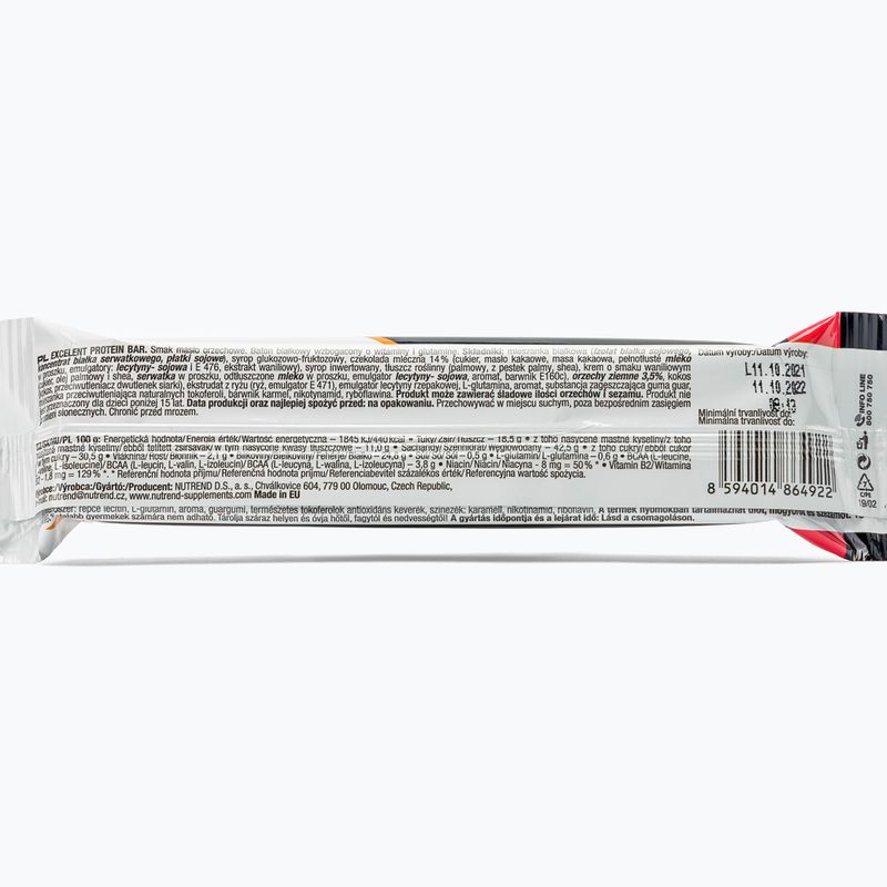 Nutrend Excelent Protein Bar 85g arašidové maslo VM-025-85-AM 2