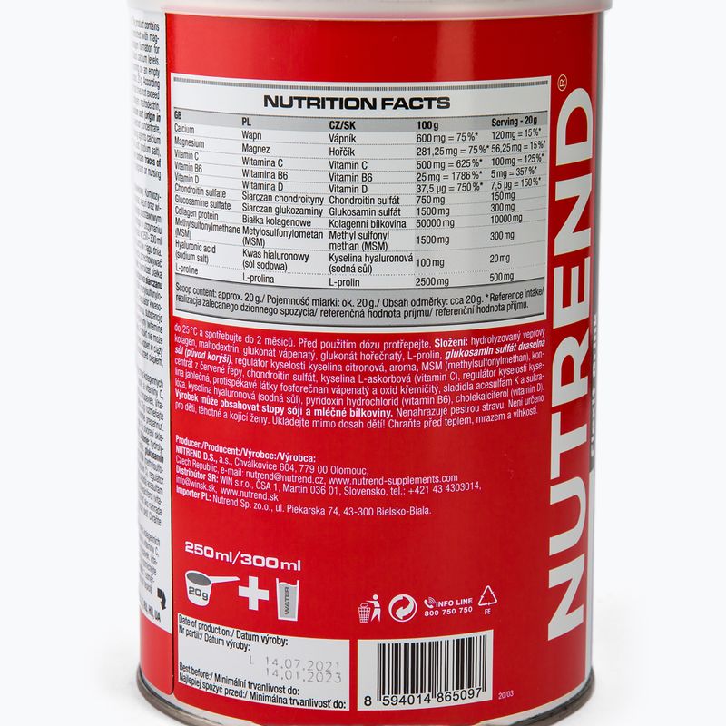Flexit Drink Nutrend 400g regenerácia kĺbov jahoda VS-015-400-JH 3