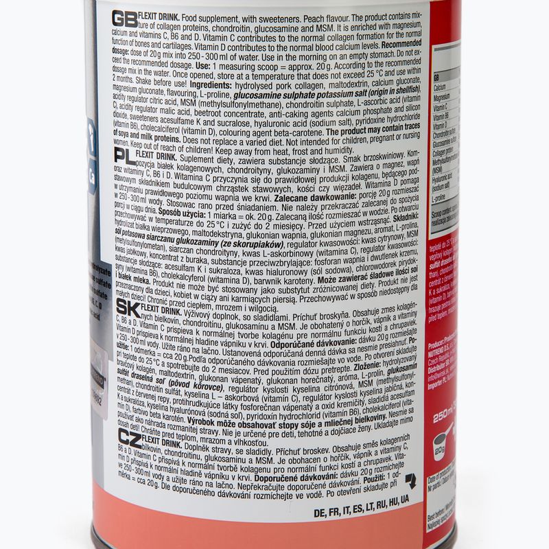 Flexit Drink Nutrend 400g regenerácia kĺbov broskyňa VS-015-400-BR 2