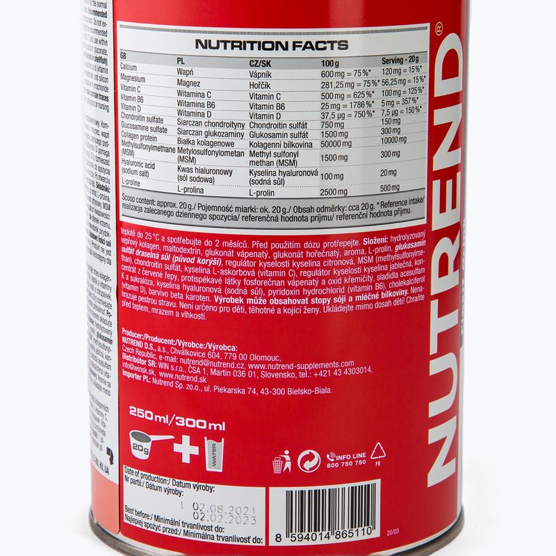 Flexit Drink Nutrend 400g regenerácia kĺbov broskyňa VS-015-400-BR 3