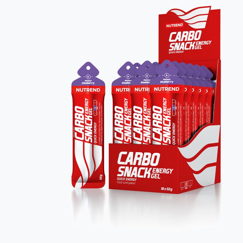 Nutrend Carbosnack energetický gél 50g čučoriedka VG-004-50-BO
