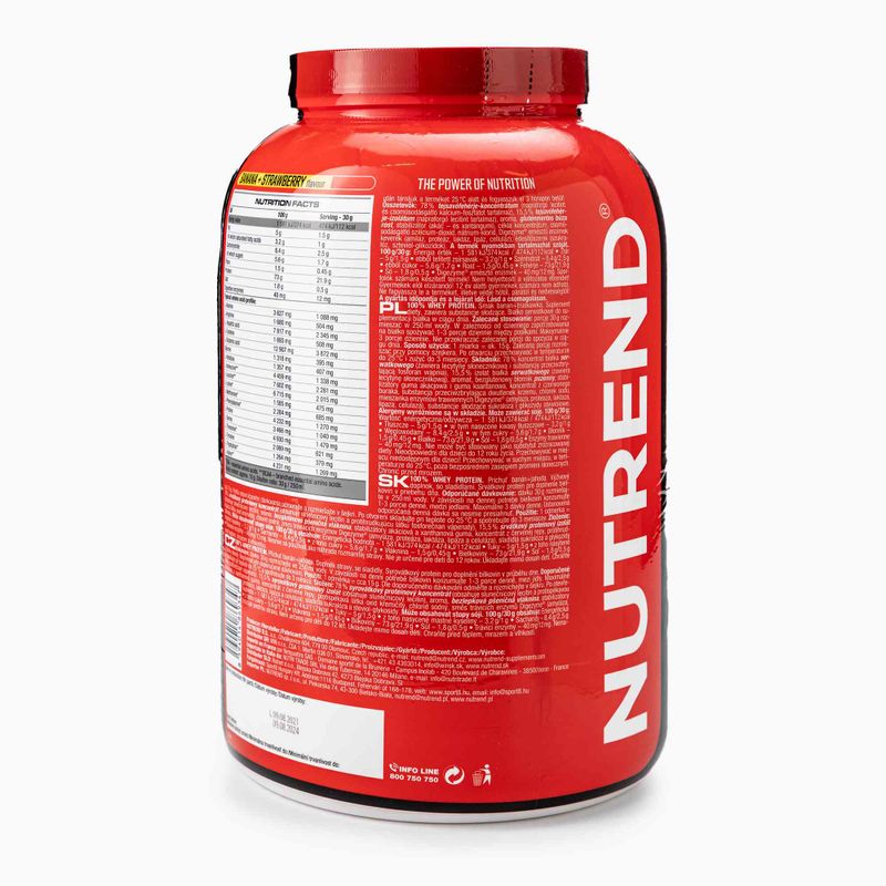 Srvátka Nutrend 100% Protein 2,25kg banán-jahoda VS-032-2250-BAJH 2