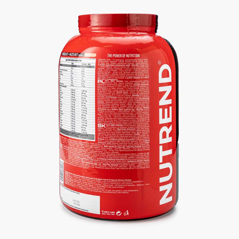 Srvátka Nutrend 100% Protein 2,25kg čokoláda-orech VS-032-2250-ČLO 2