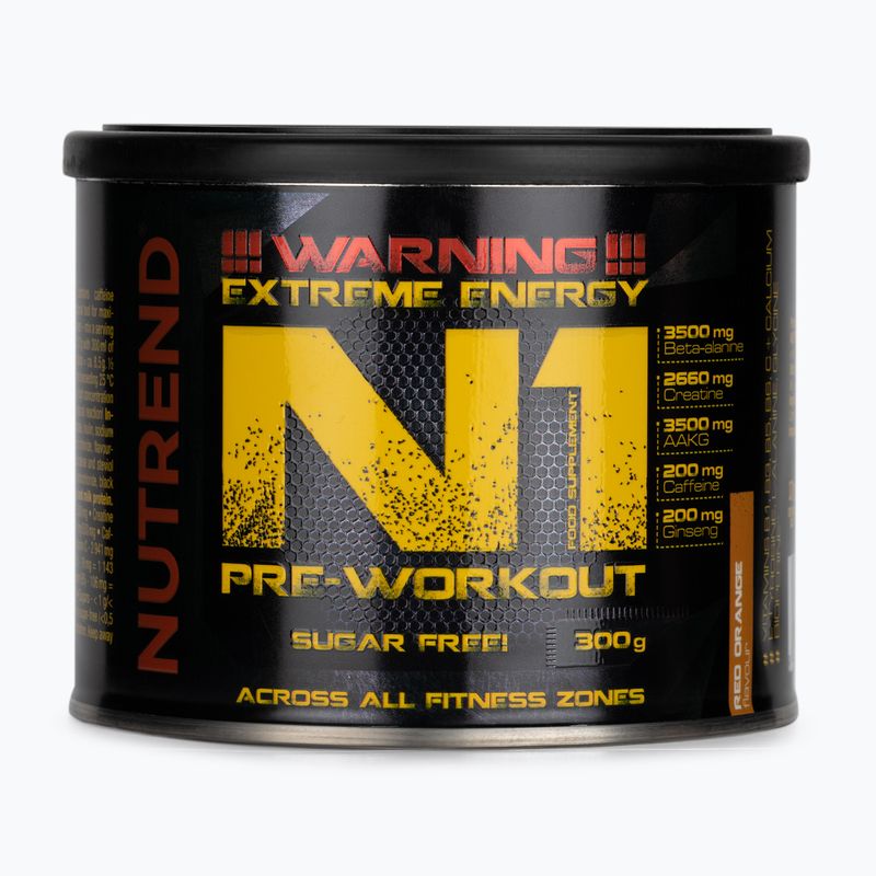 Nutrend Pre-Workout N1 300g oranžový VS-067-300-ČP