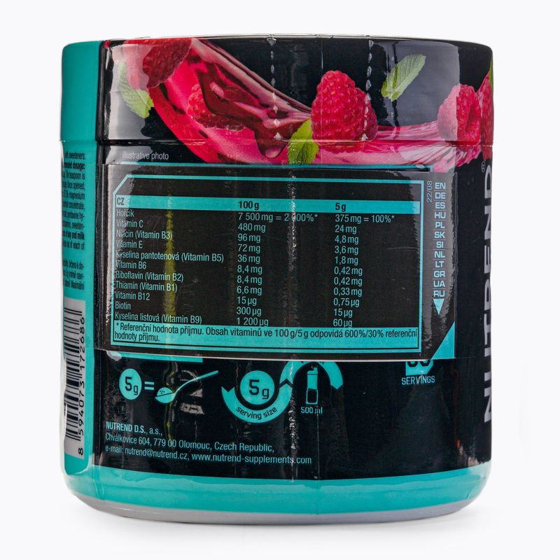 Magnézium Nutrend Magneslife instantný nápoj v prášku 300 g malina VS-118-300-MA 2