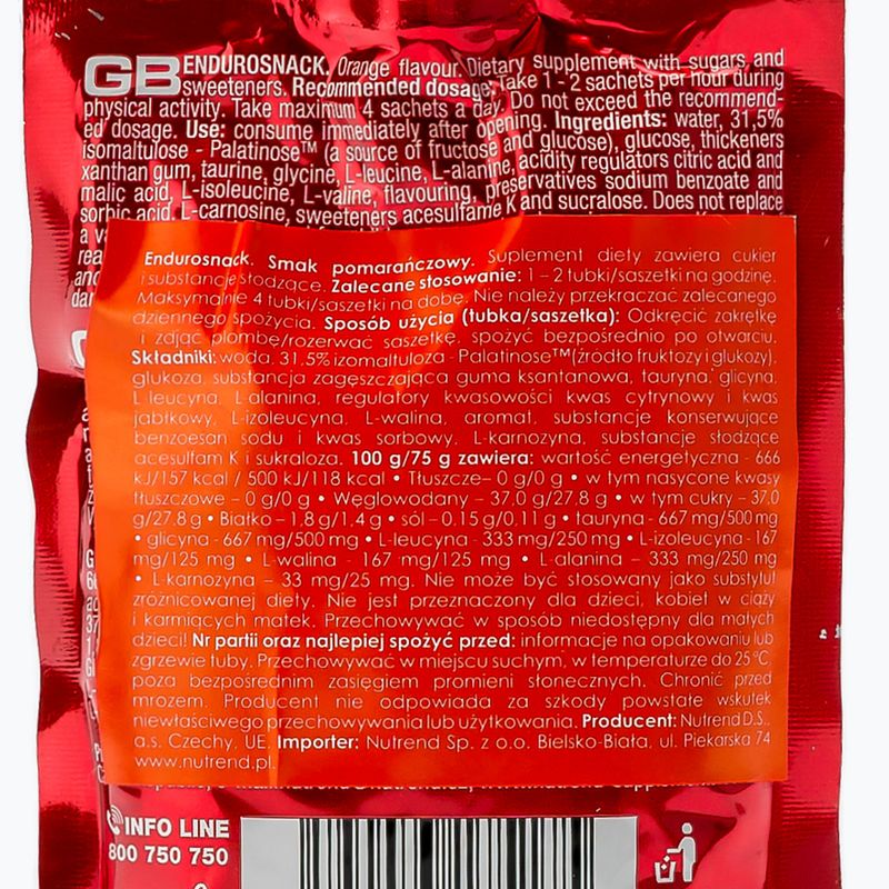 Nutrend Endurosnack energetický gél 75g oranžový VG-005-75-PO 2