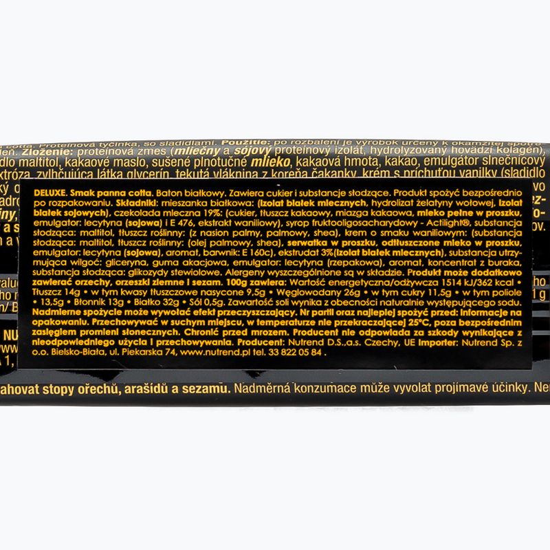 Nutrend Deluxe proteínová tyčinka 60g panna cotta VM-040-60-PC 2