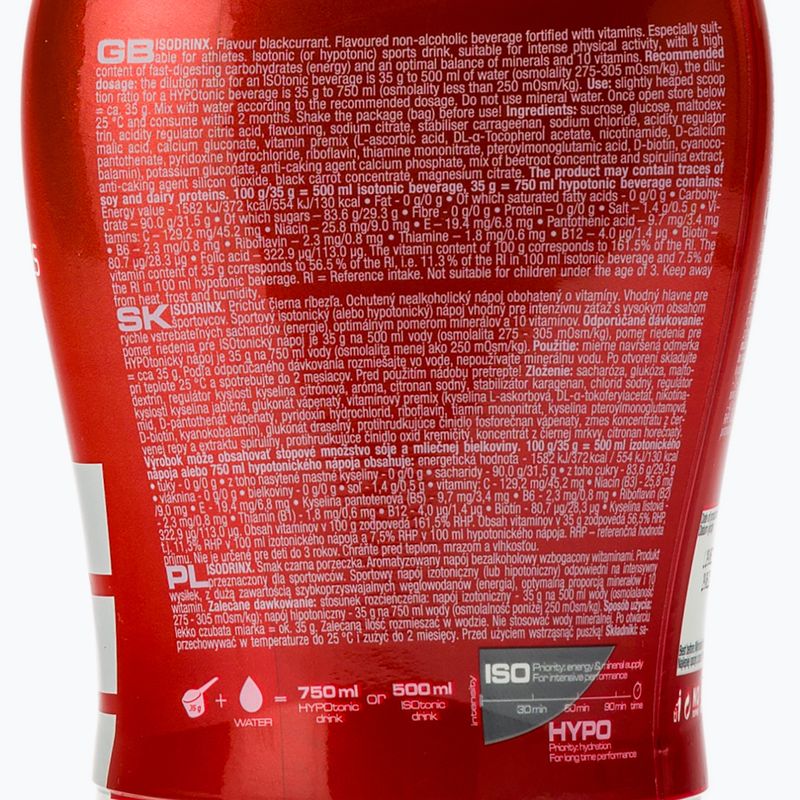 Nutrend izotonický nápoj Isodrinx 420g čierne ríbezle VS-014-420-ČR 2