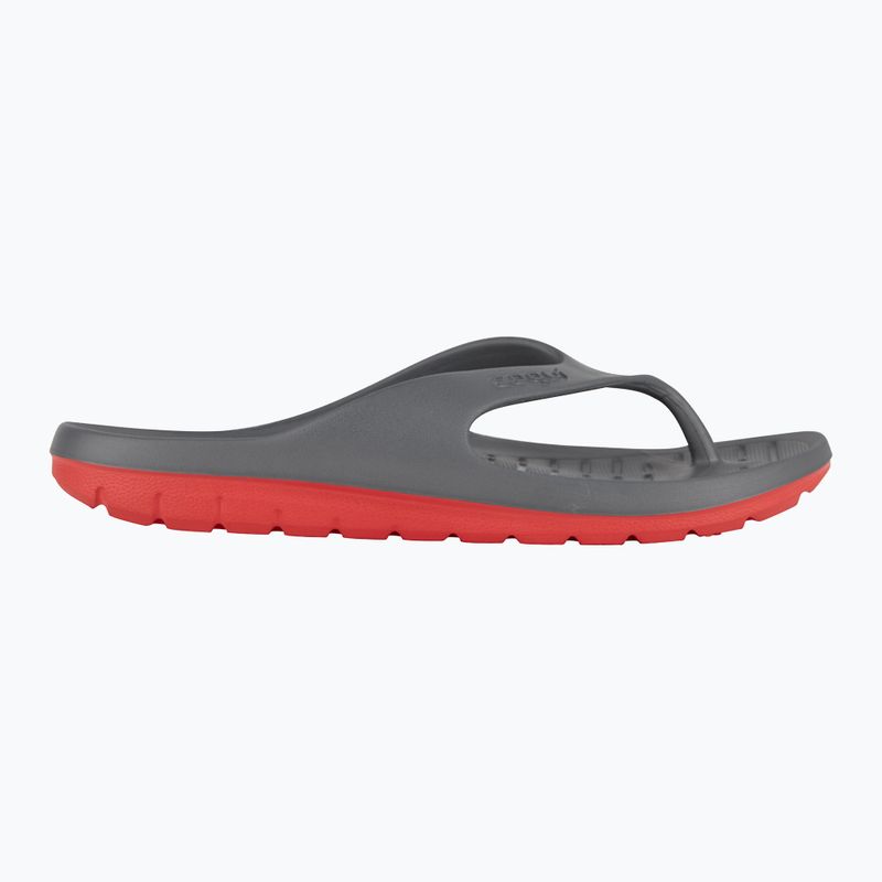 Pánske žabky Coqui Zucco dark grey/red 8