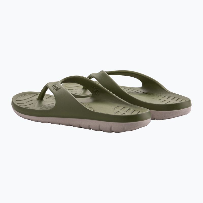 Pánske žabky Coqui Zucco dark army green/stone 9