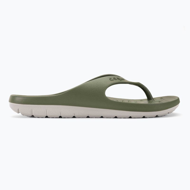 Pánske žabky Coqui Zucco dark army green/stone 2
