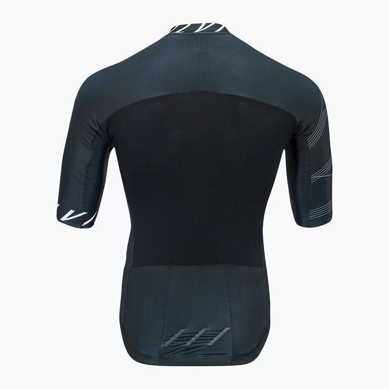 Pánsky cyklistický dres SILVINI Stelvio čierno-biely 312-MD164/812 2