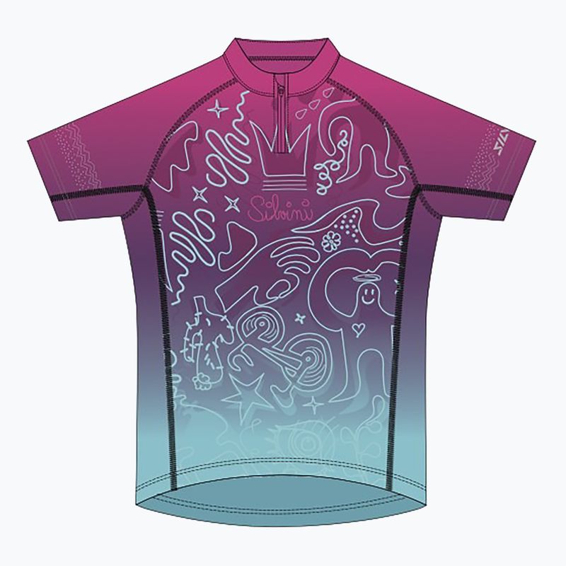 SILVINI Scrivia detský cyklistický dres ružový 3119-CD1434/9133/110-131 6