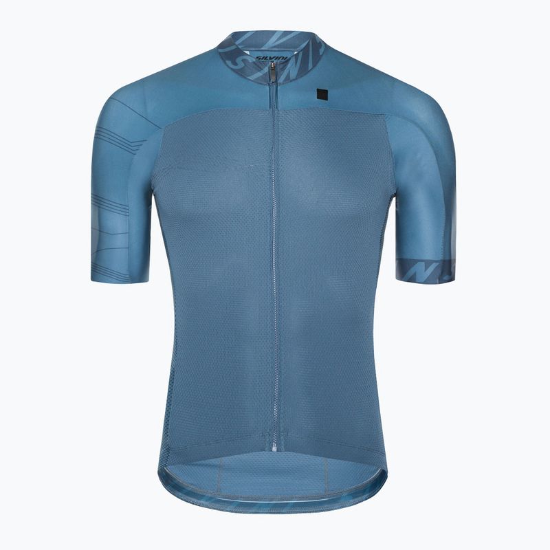Pánsky cyklistický dres SILVINI Stelvio modrý 312-MD164/3322