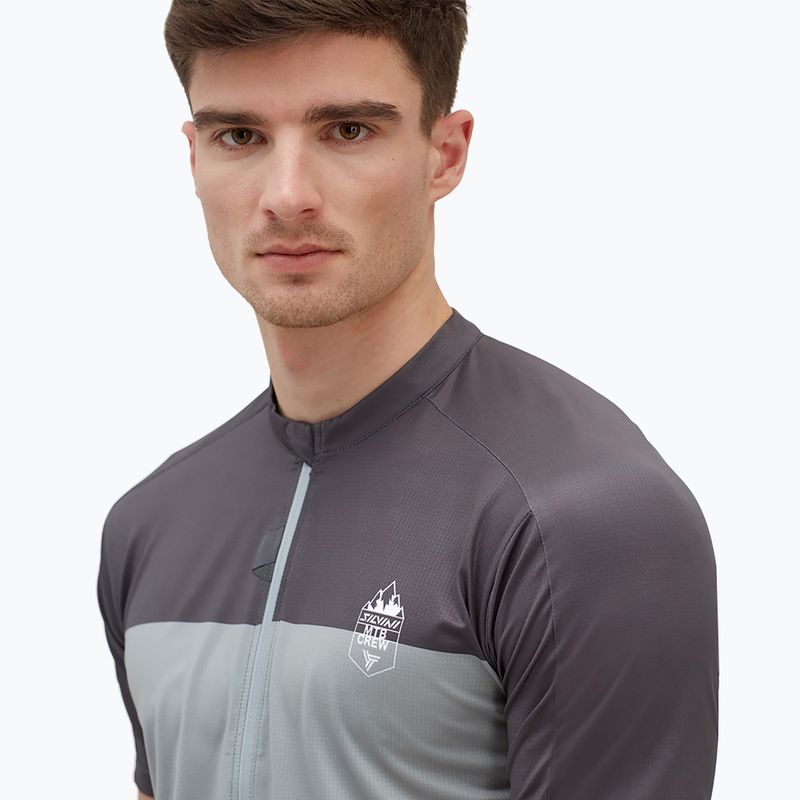 Pánsky cyklistický dres SILVINI Turano Pro šedo-biely 312-MD1645/1182 3