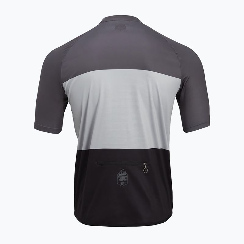 Pánsky cyklistický dres SILVINI Turano Pro šedo-biely 312-MD1645/1182 5