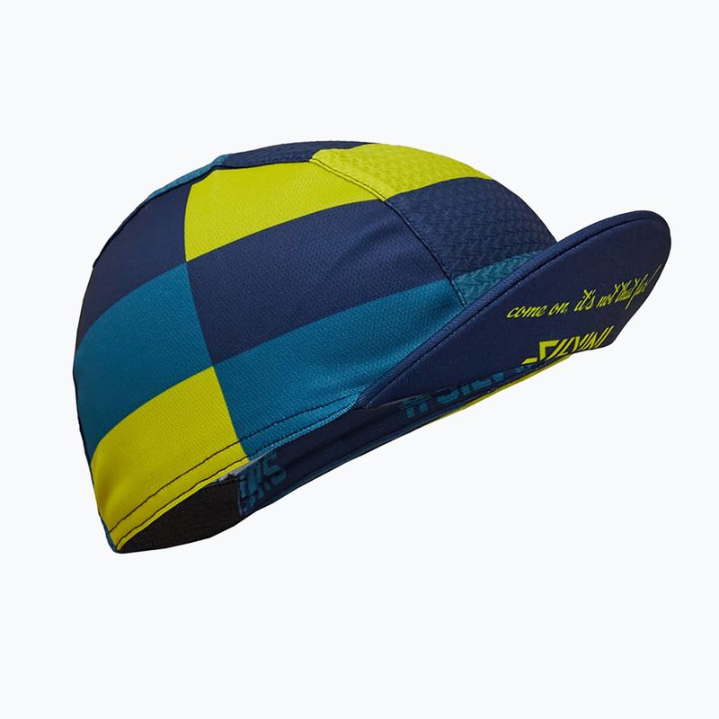 Cyklistická čiapka pod prilbu s šiltom SILVINI Cameri modro-zelená 3121-UA1816/3242 7