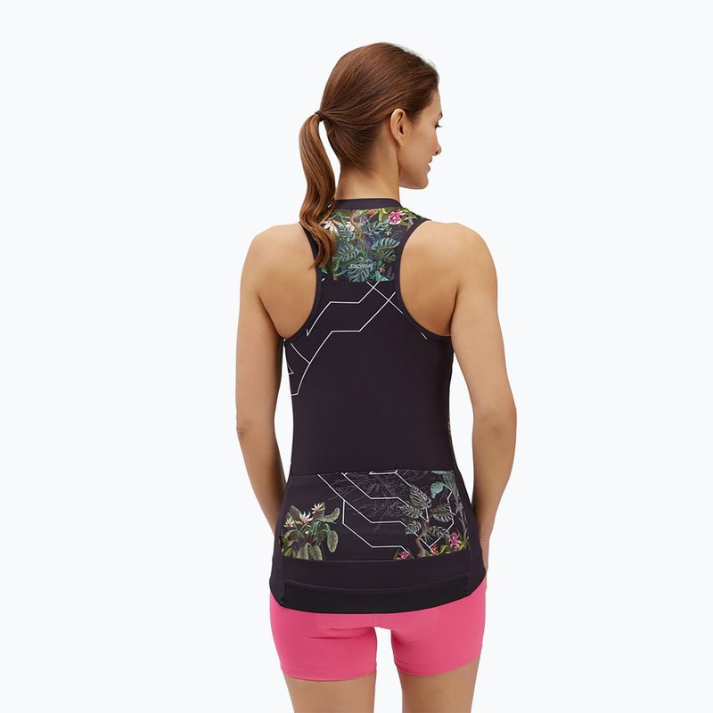 Dámsky cyklistický dres SILVINI Escolca čierny 3122-WD234/8111 2