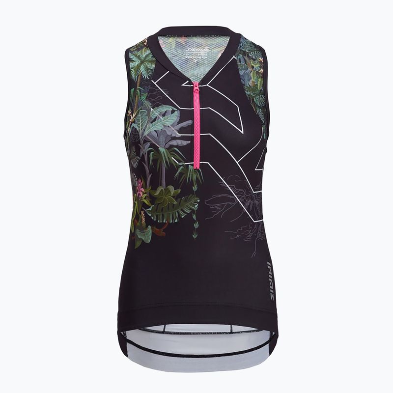 Dámsky cyklistický dres SILVINI Escolca čierny 3122-WD234/8111 3