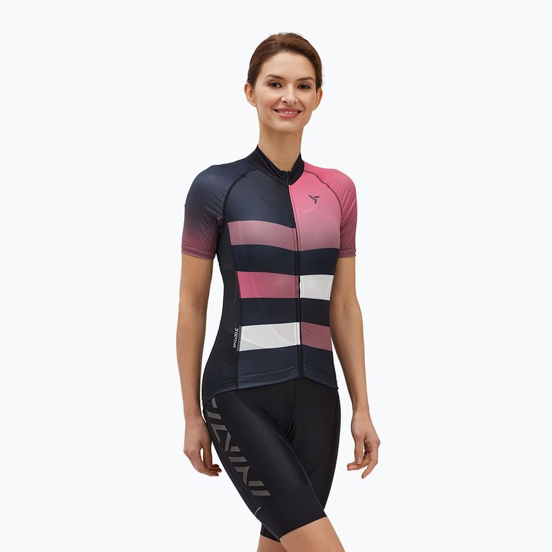 Dámsky cyklistický dres SILVINI Mazzana čierno-ružový 3122-WD245/8911 3