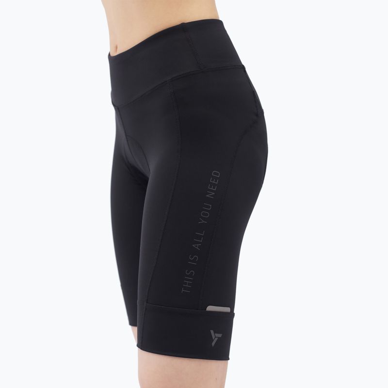 Dámske cyklistické šortky SILVINI Fortora black