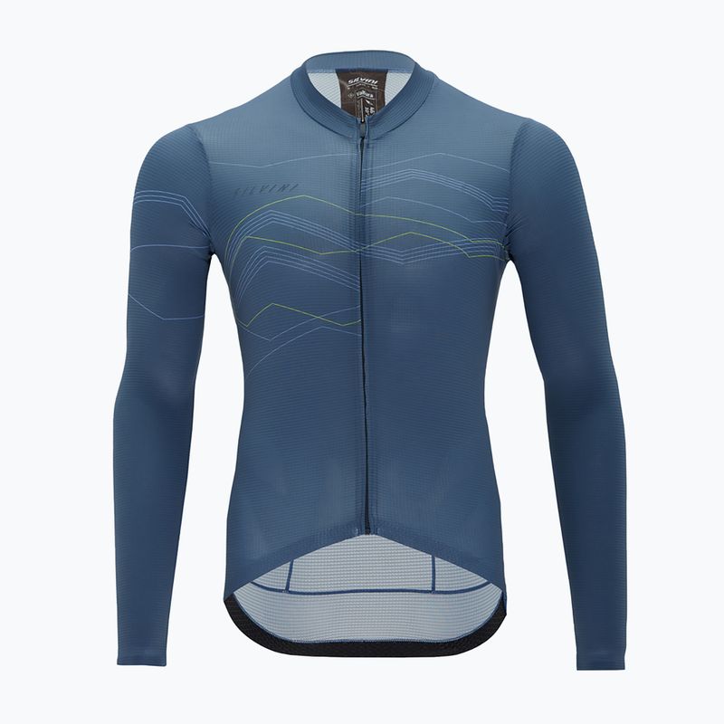 Pánsky cyklistický dres SILVINI Valfuro tmavomodrý 3123-MD22/32322 3