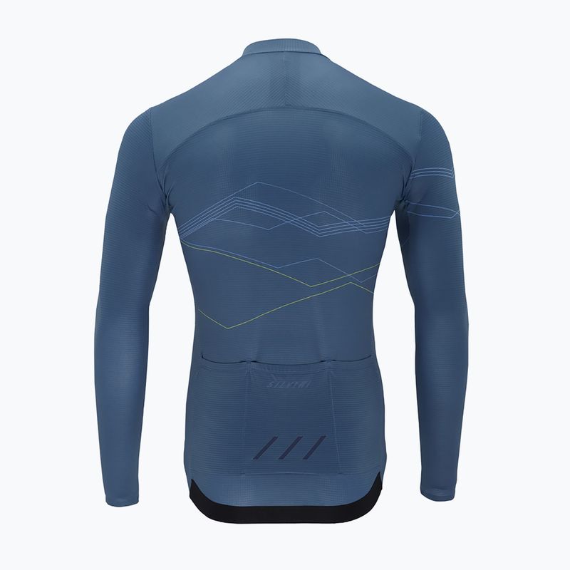 Pánsky cyklistický dres SILVINI Valfuro tmavomodrý 3123-MD22/32322 4