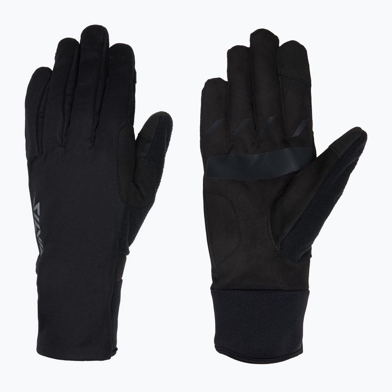 Pánske cyklistické rukavice SILVINI Valtellino black