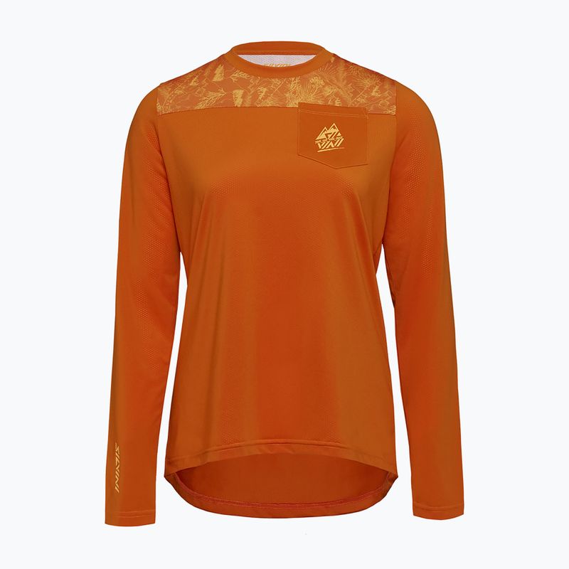 Dámsky cyklistický longsleeve SILVINI Ella orange